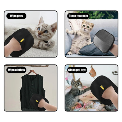 Pet Hair Removal Glove — Electrostatic Fur Remover for Sofa, Clothes & Car